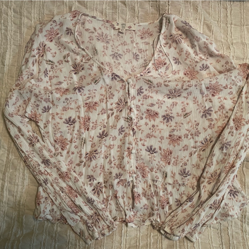 Blouse size XL. Mid-length (long cropped)